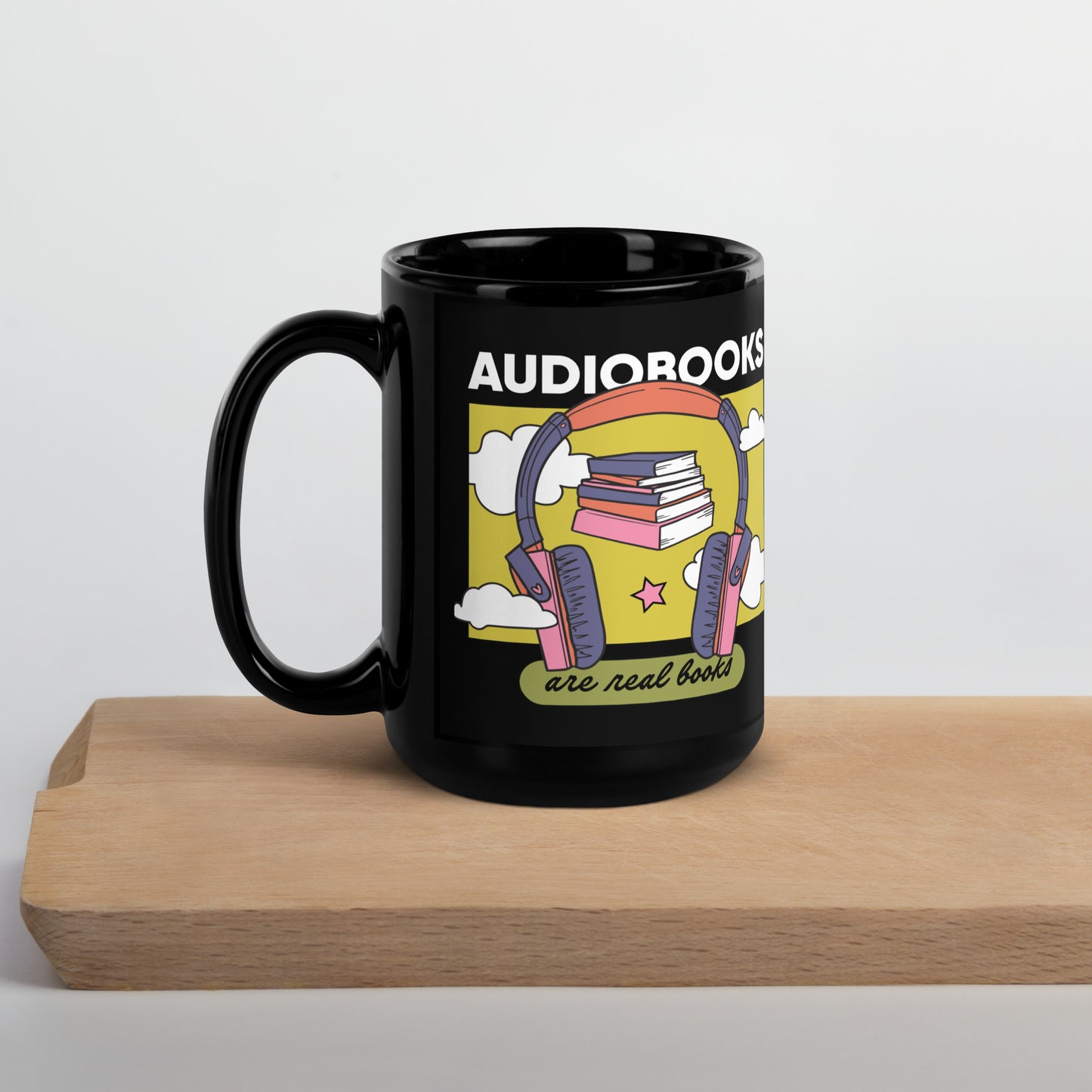 Audiobooks Are Real Books Glossy Mug