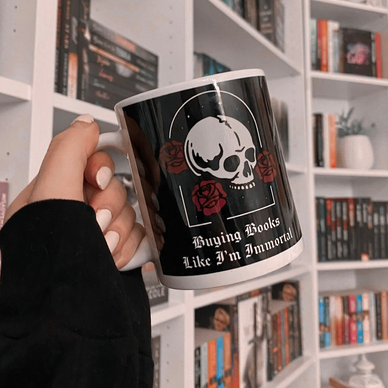 Buying Books Like I'm Immortal Mug
