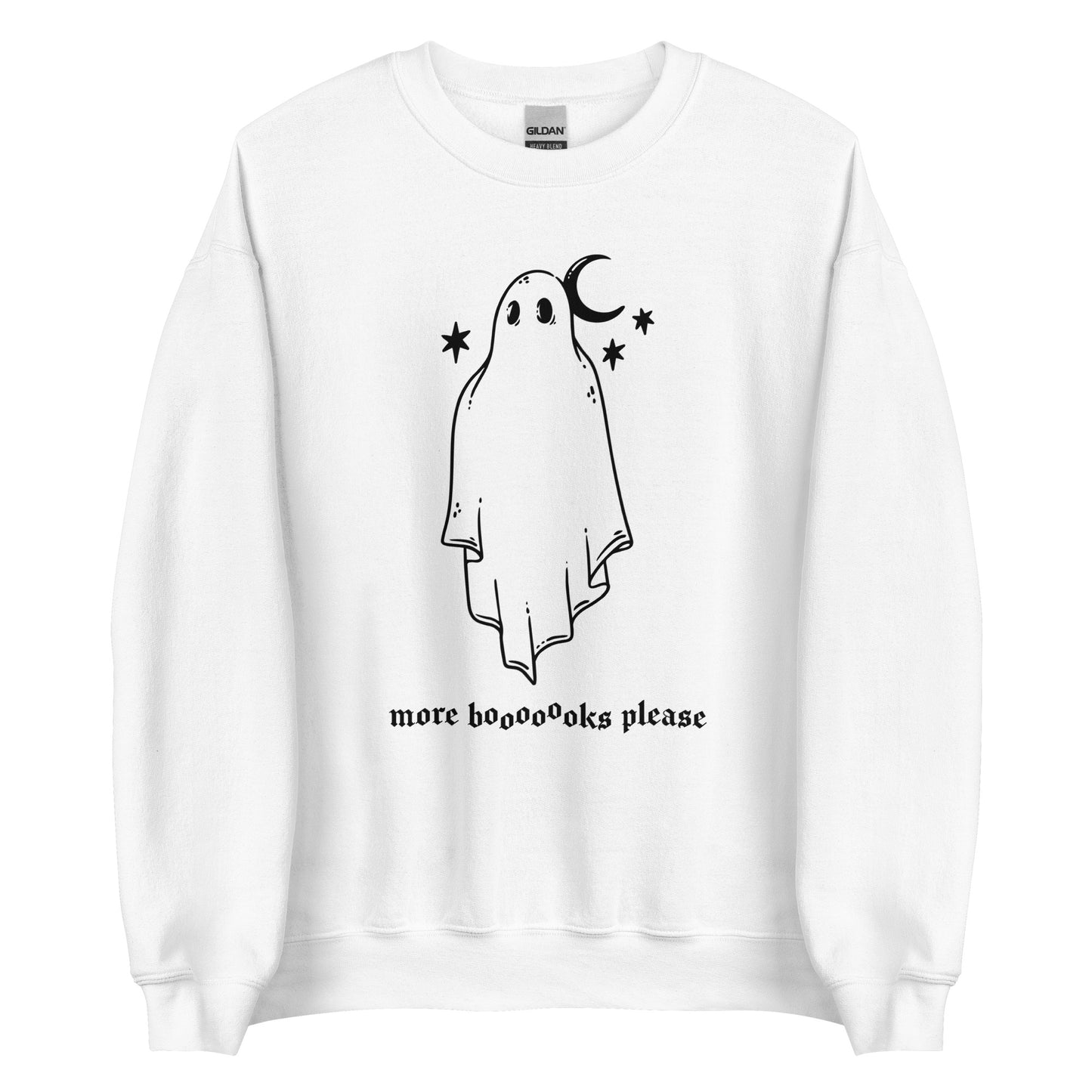 Spooky More Books Please Crewneck Sweatshirt