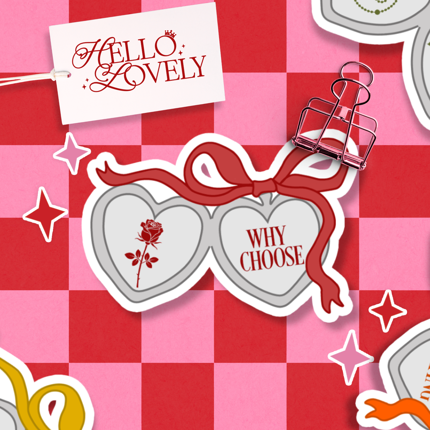 Trope Locket Stickers