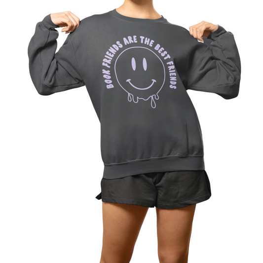 Book Friends are the Best Friends Crewneck Sweatshirt
