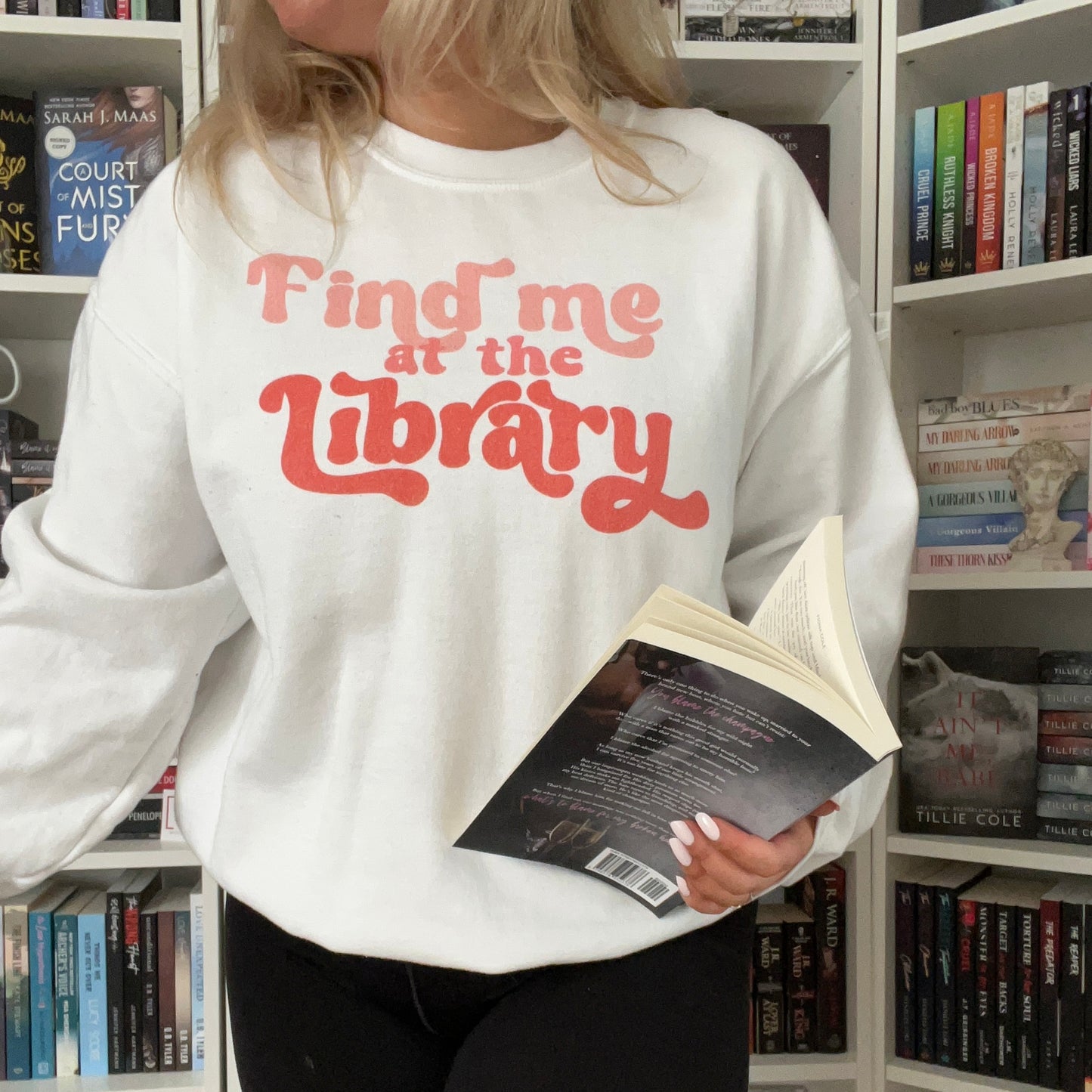 Find Me at the Library Sweatshirt