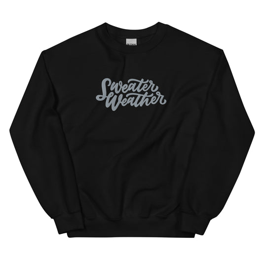 Sweater Weather Embroidered Sweatshirt