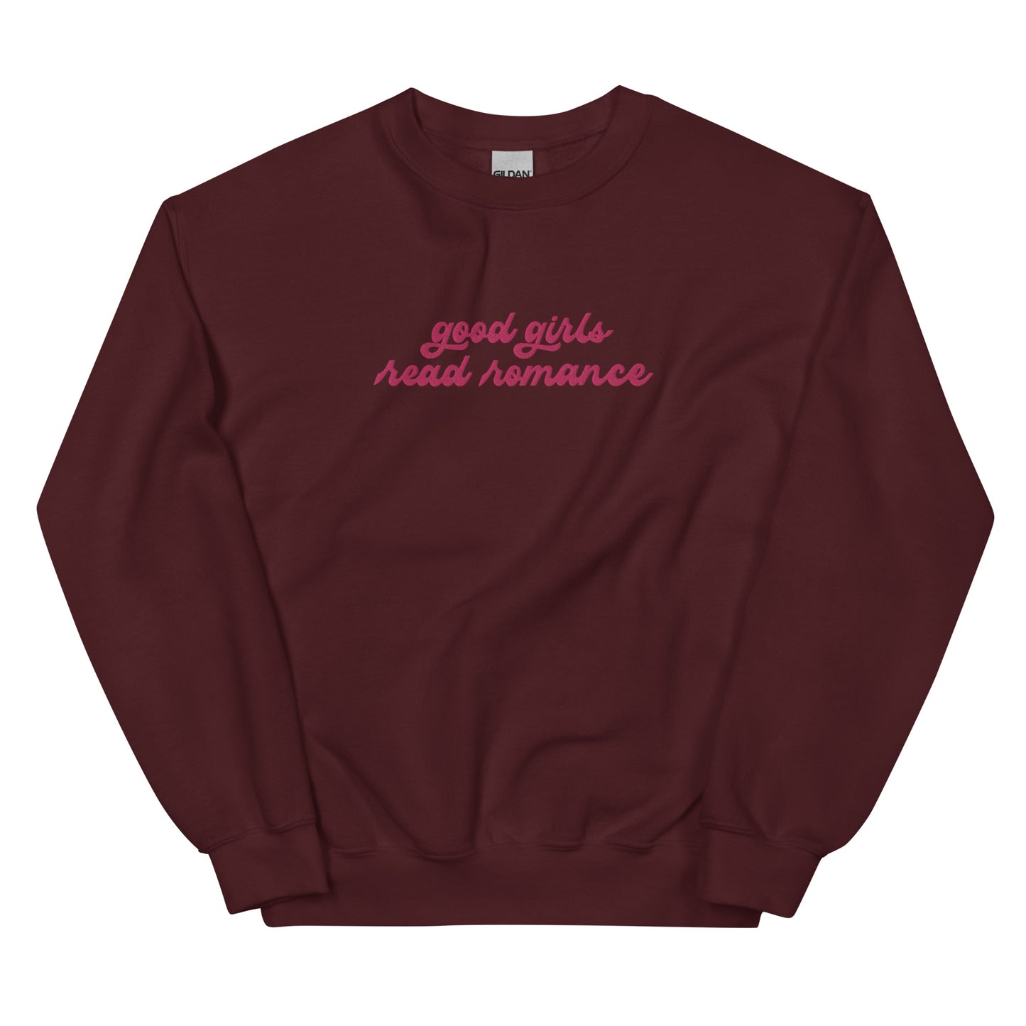 Good Girls Read Romance Embroidered Sweatshirt