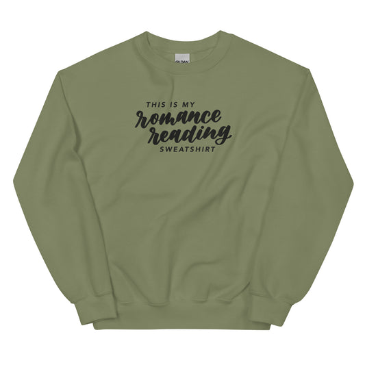 This is my Romance Reading Sweatshirt Embroidered Sweatshirt