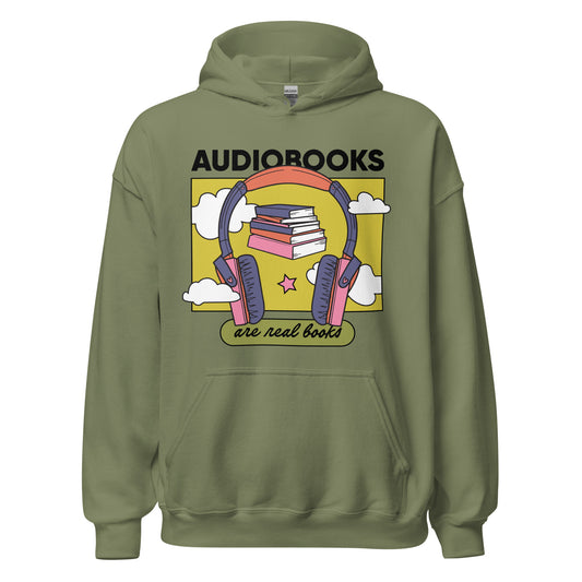 Audiobooks Are Real Books Hoodie