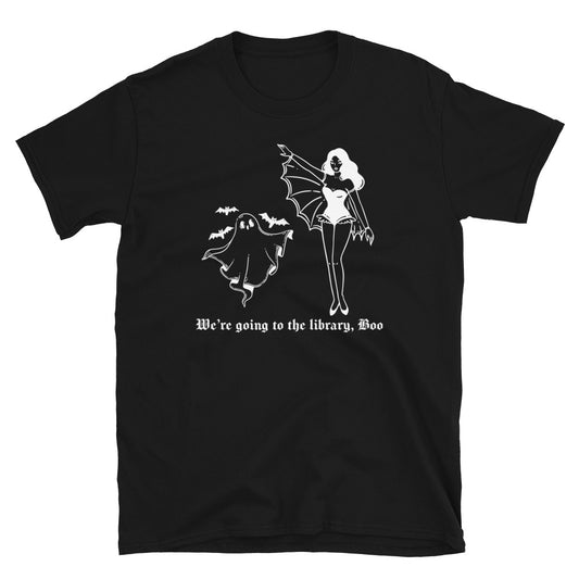 We're going to the Library, Boo Soft T-Shirt