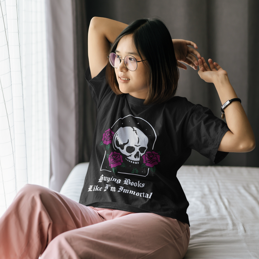 Buying Books Like I'm Immortal Soft T-Shirt