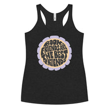 Load image into Gallery viewer, Book Friends are the Best Friends Racerback Tank
